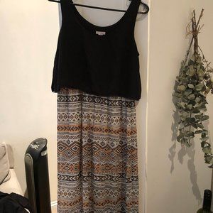 Patterned Maxi Dress